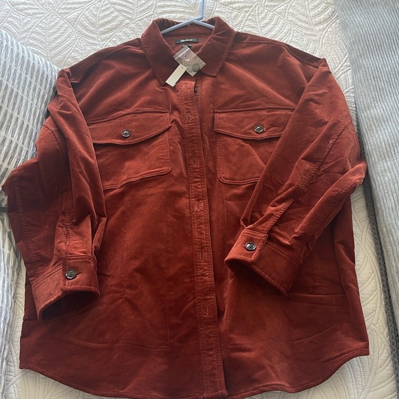 Madewell Corduroy Twill Oversized Shirt-Jacket, size M - Picture 5 of 5